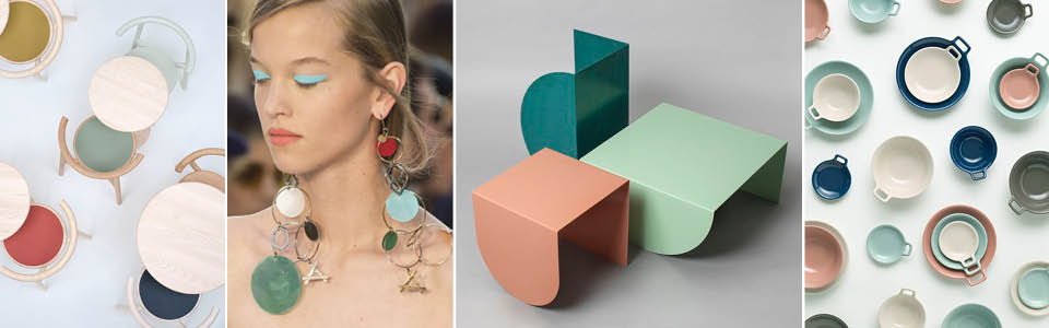 3 circle pastel chairs earrings stools tableware