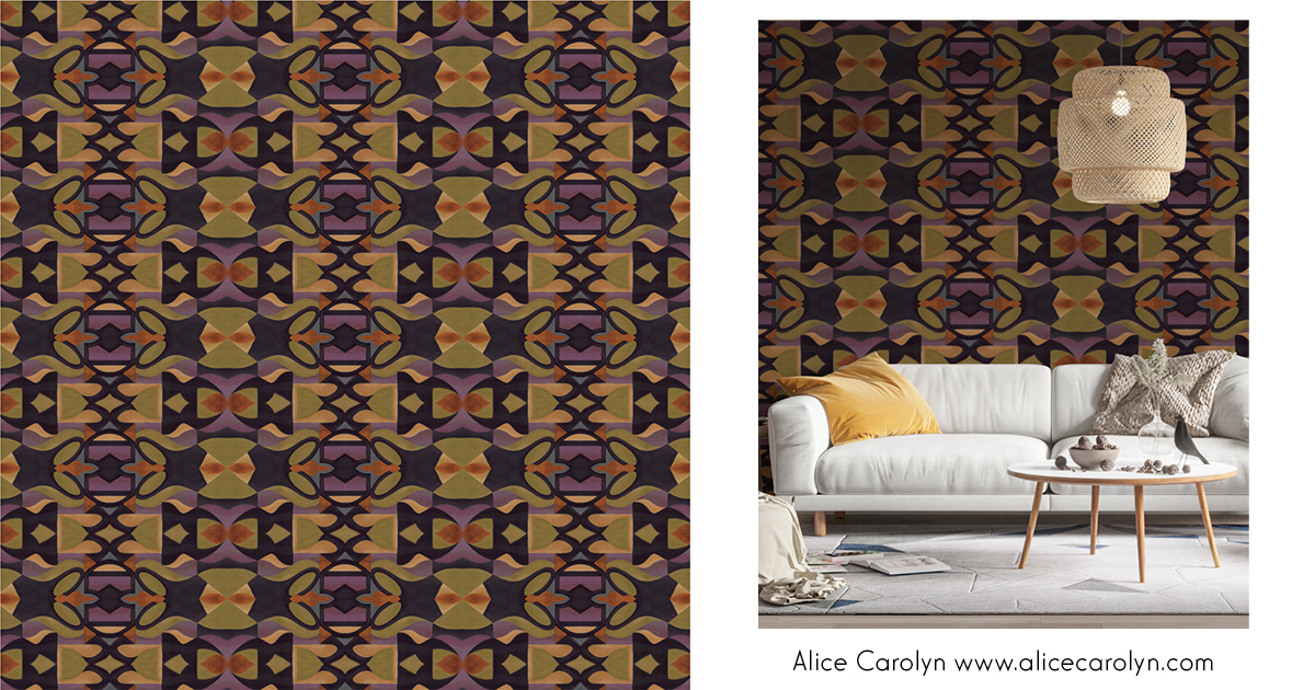 Alice Carolyn behangontwerp mockup1