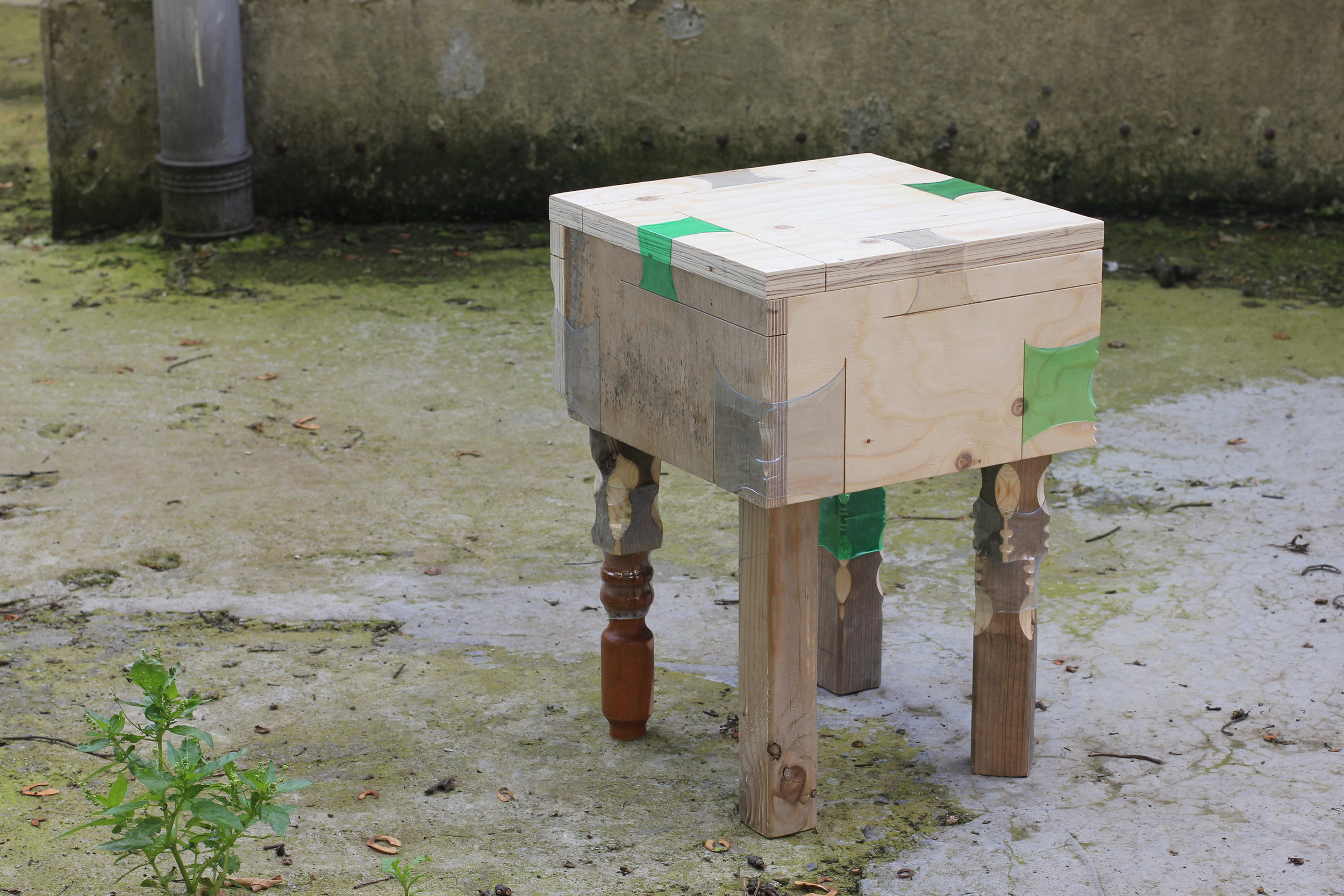 Barcelona Design week. MicaellaPedros JoiningBottles Stool04