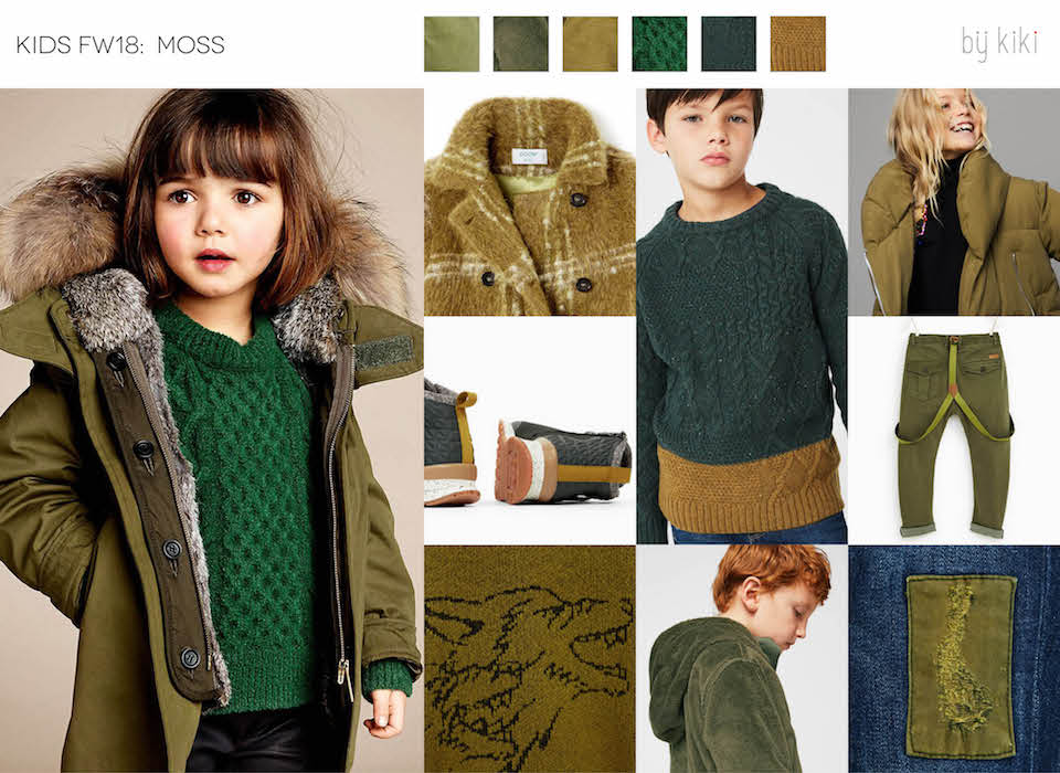 Bij Kiki Colors Kids FW18 Moss trends kleur