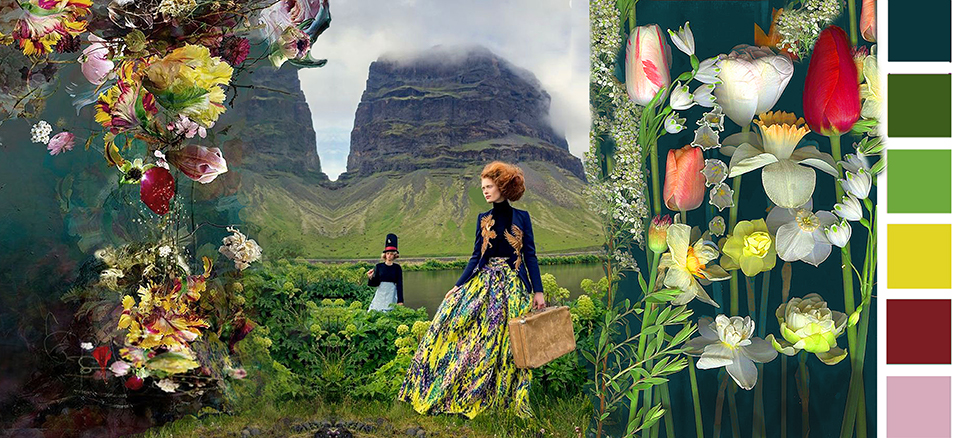 Flower fairy tale Irene van Vliet color trends 2019