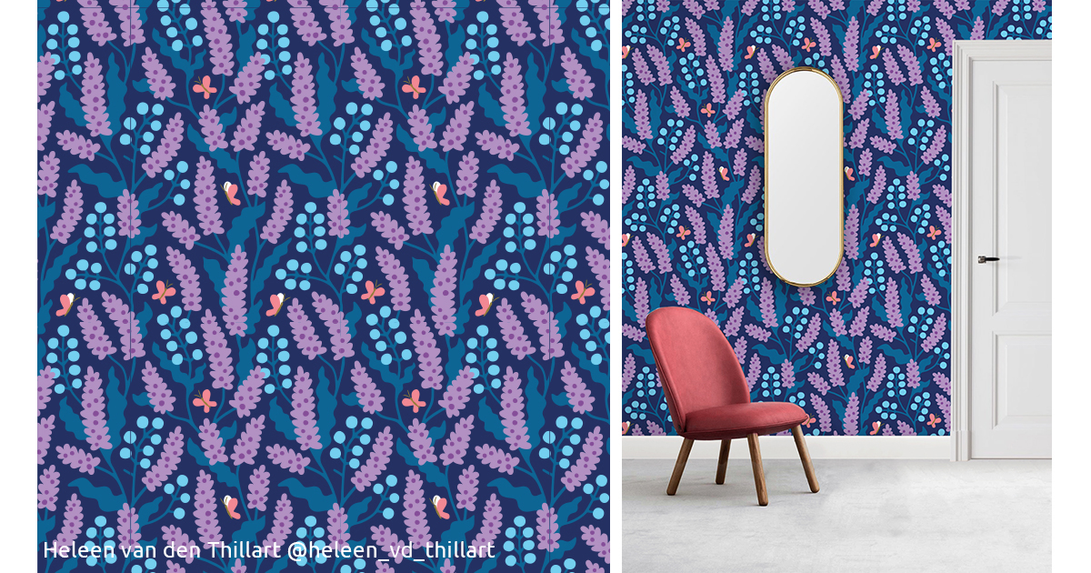 Heleen van den Thillart behangontwerp mockup5