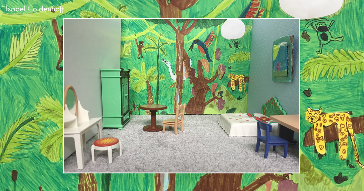 Isabel Coldenhoff behangontwerp mockup