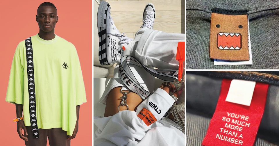 JieDa Kappa Virgil Abloh Nike clothing labels