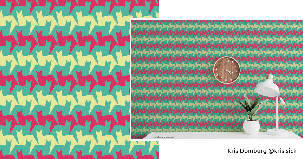 Kris Domburg behangontwerp mockup2