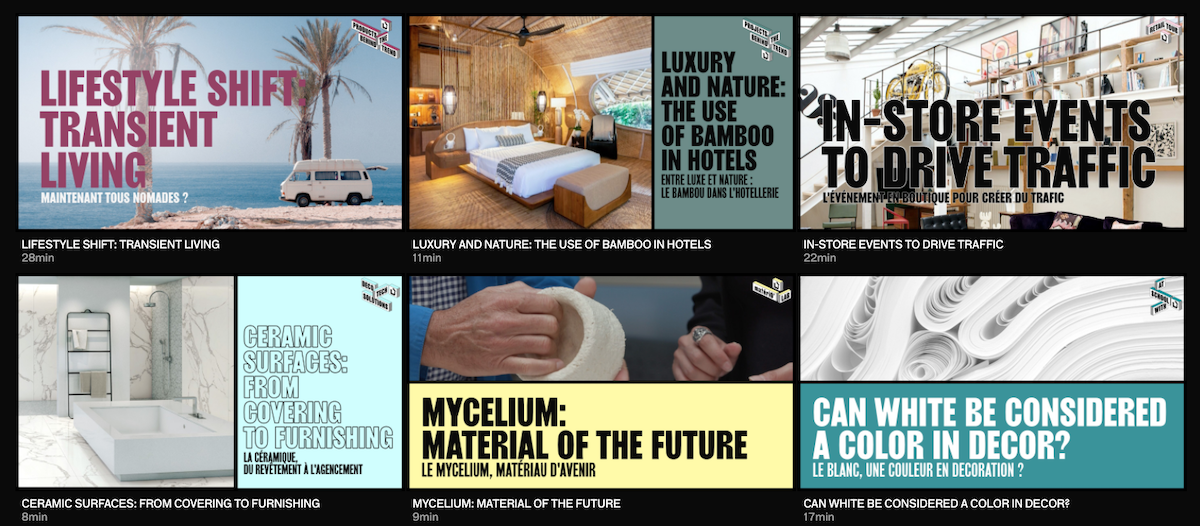 MO academy video's interieur trends lifestyle retail