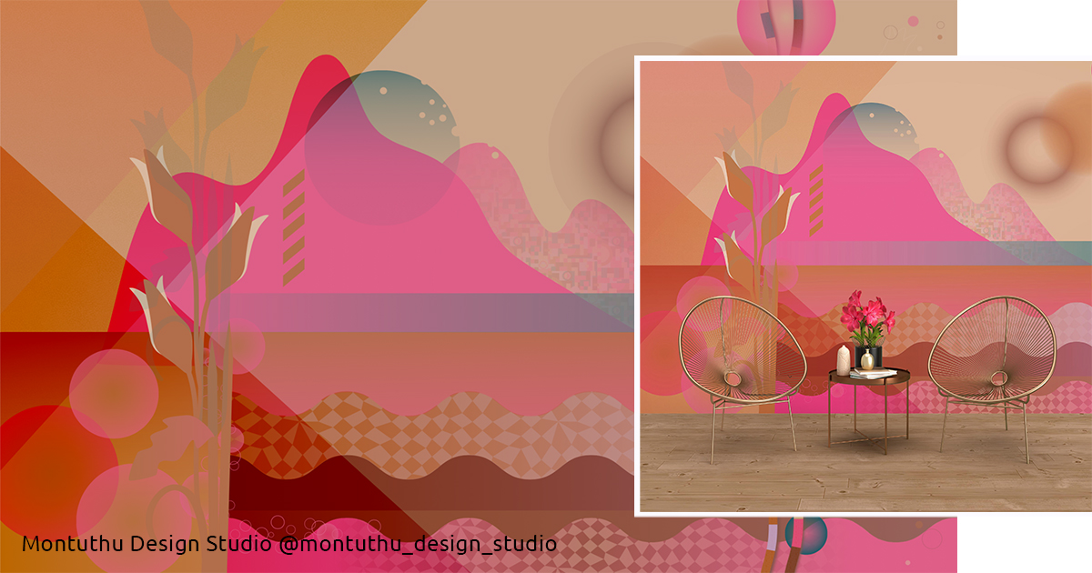 Montuthu Design Studio behangontwerp mockup2