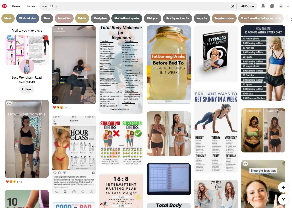 Pinterest verbiedt advertenties over gewichtsverlies2