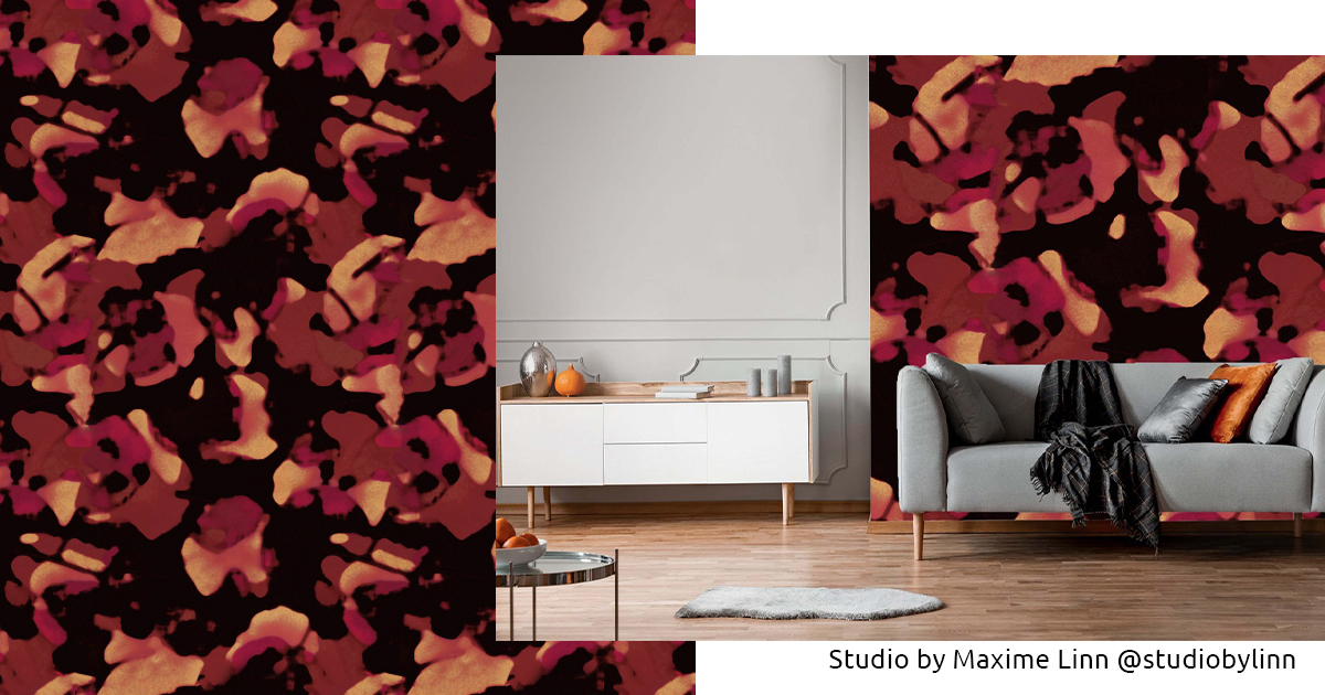 Studio by Maxime Linn behangontwerp mockup