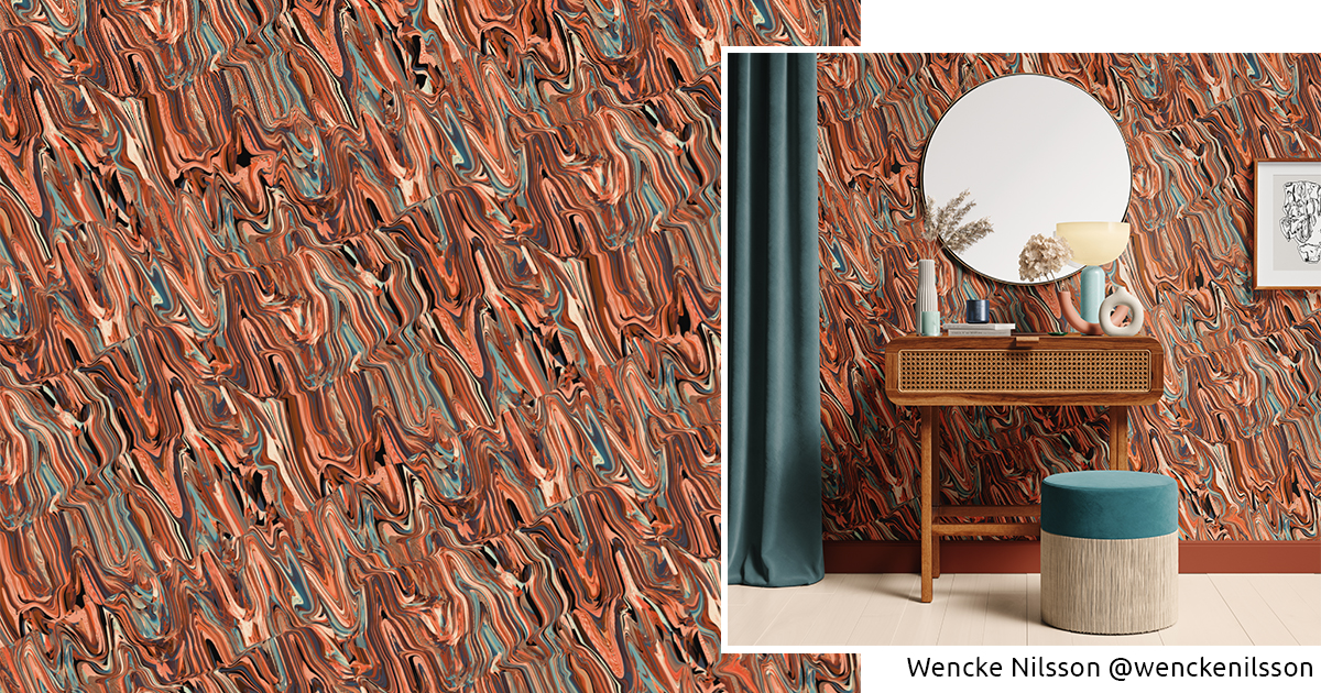 Wencke Nilsson behangontwerp mockup3