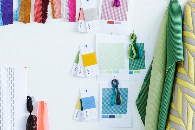 febrik swatches color textile