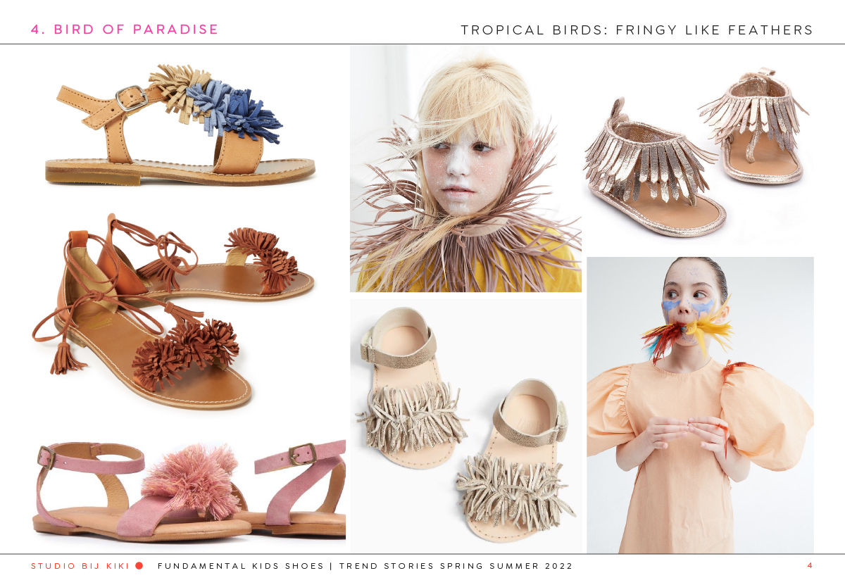 bij kiki fundamental kids bird of paradise shoes