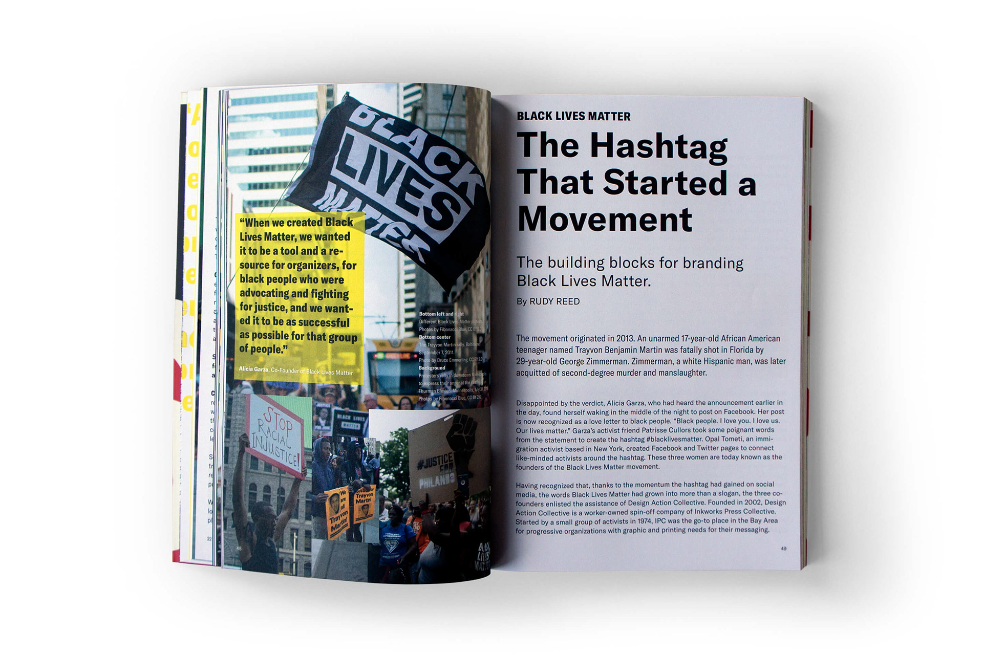 black lives matter branded protest