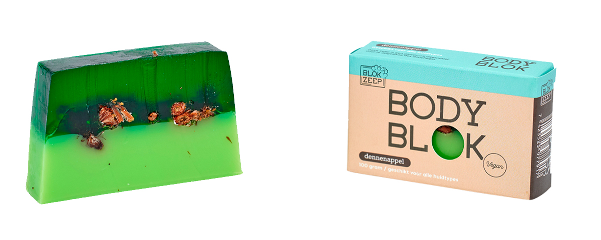 body blok dennenappel