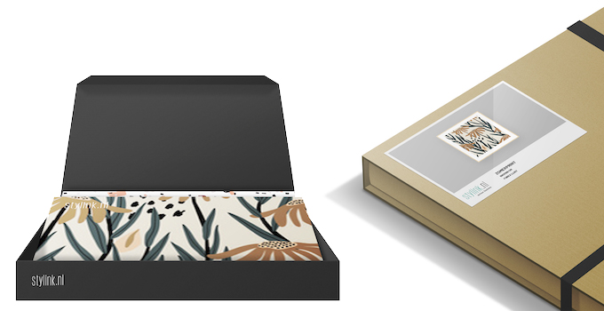 branded sample box verpakking eigenmerk