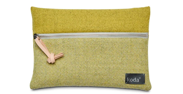 bright yellow pouch by koda amsterdam - made in holland 