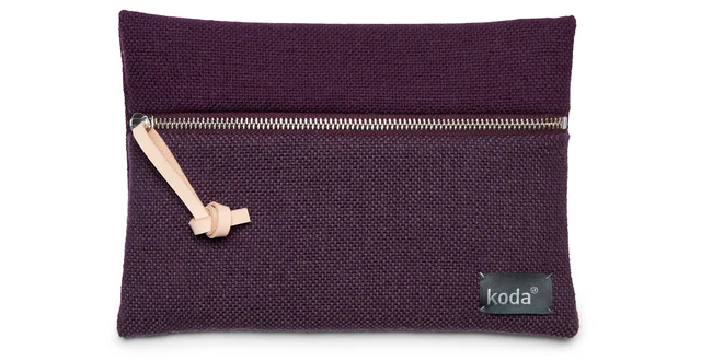 duurzaam design etui paars textiel b