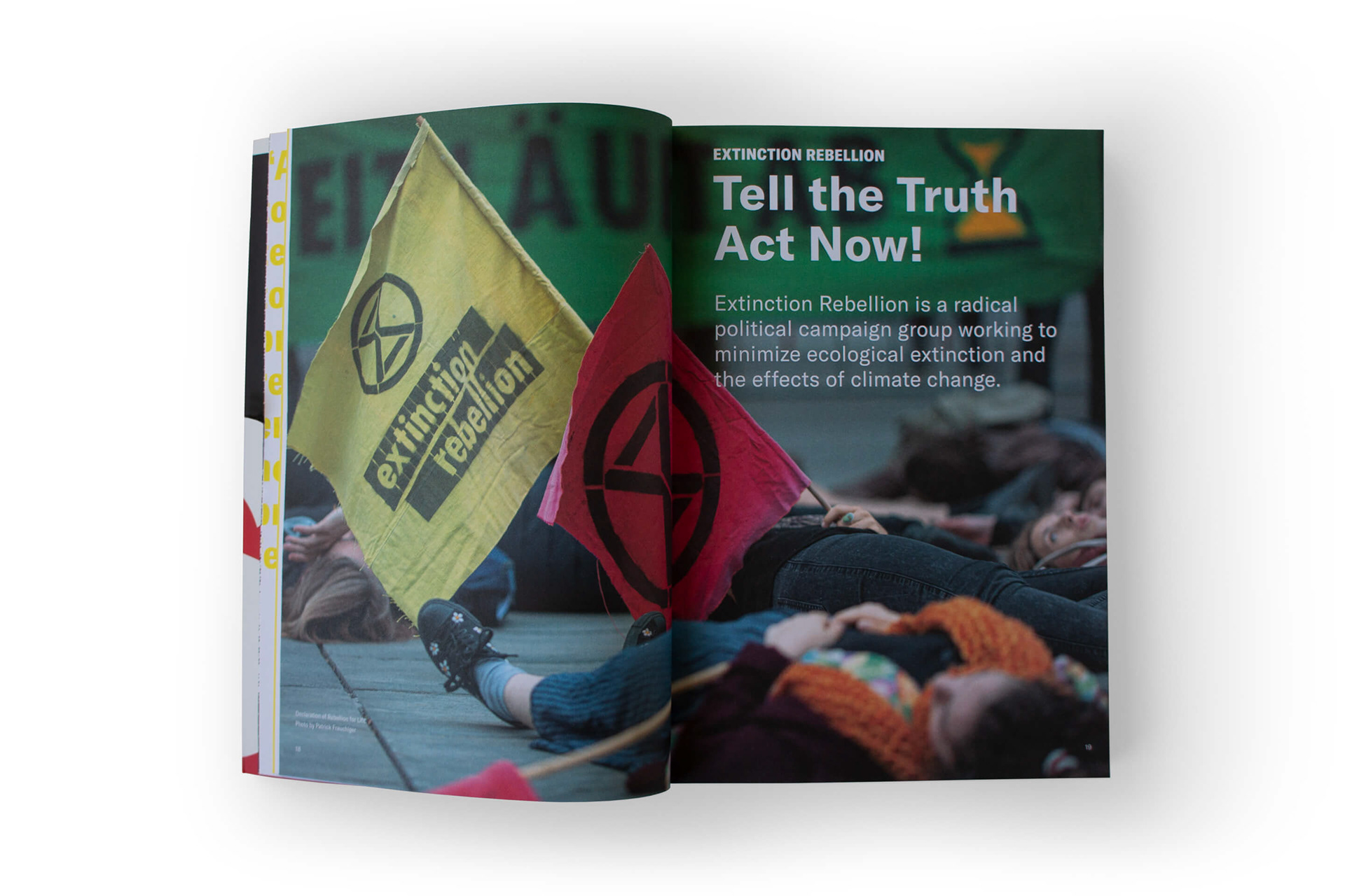 extinction rebellion branded protest