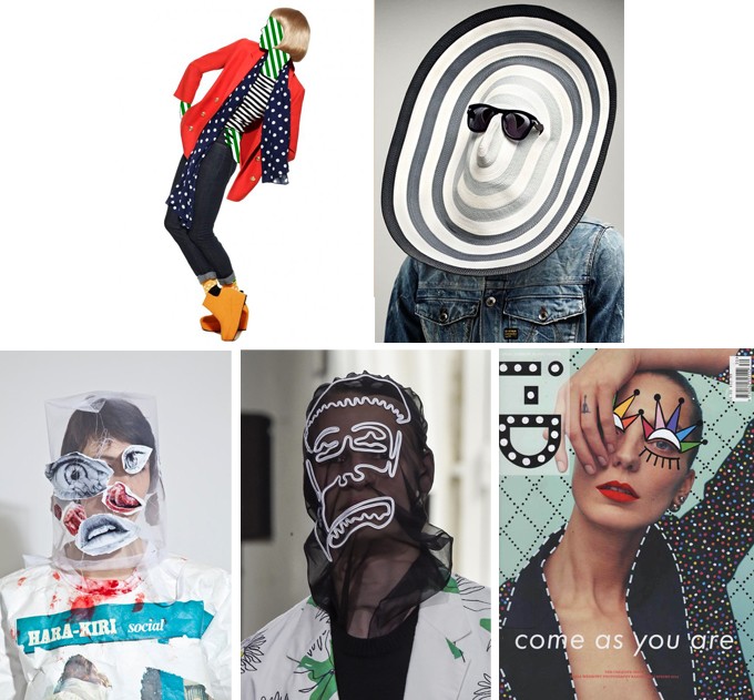 face mask eyes fashion photography