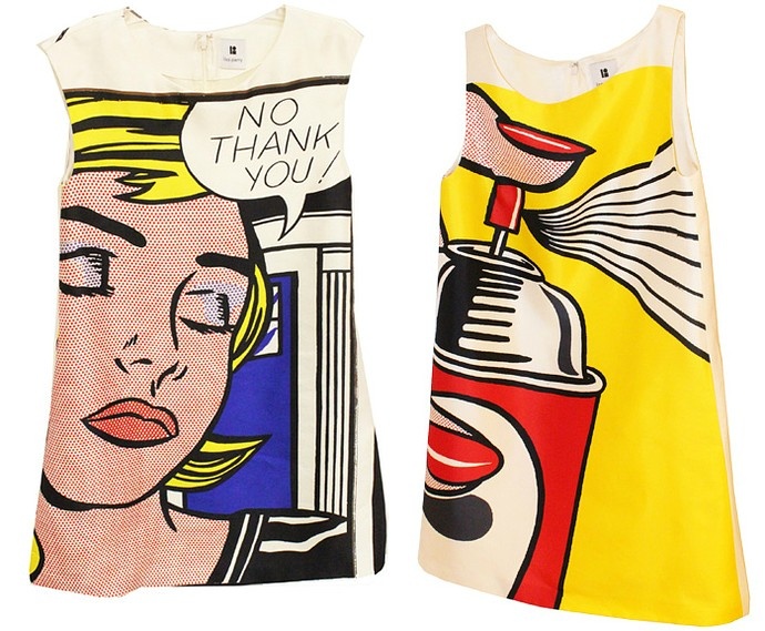 fashion meets popart the revival lisa perry 2011 lichtenstein dresses