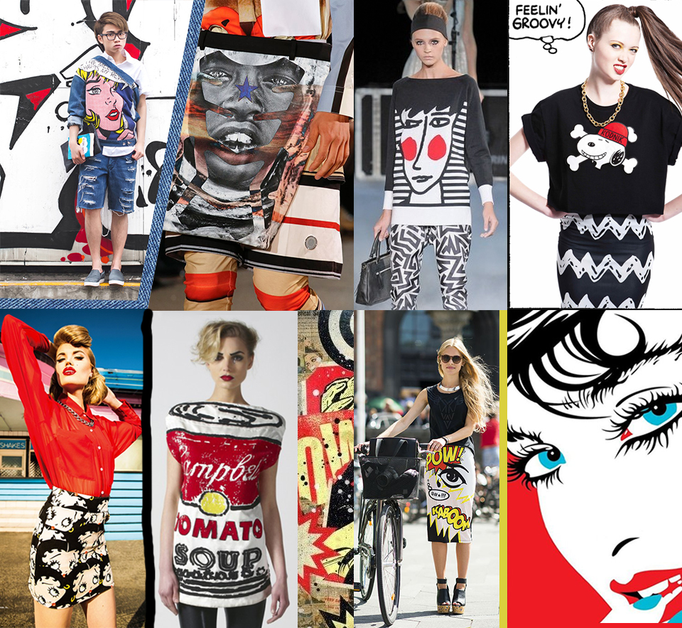 fashion meets popart the revival zwart wit collage