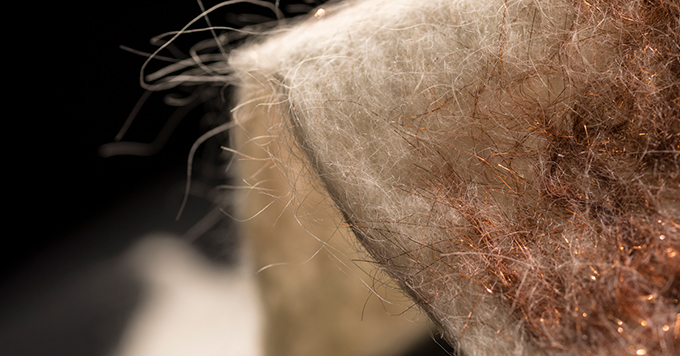 felt copper margaret van bekkum interior textile