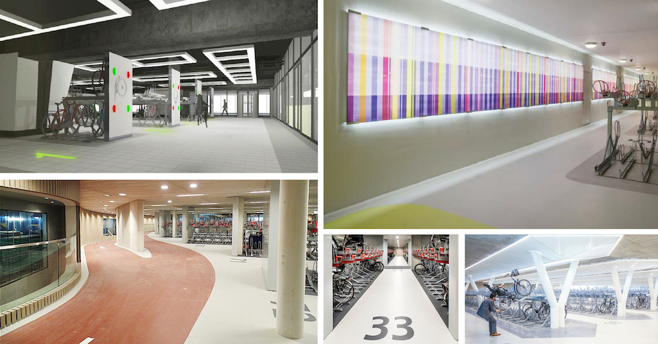 fietsenstallingen veiligheid kleur styling ontwerp