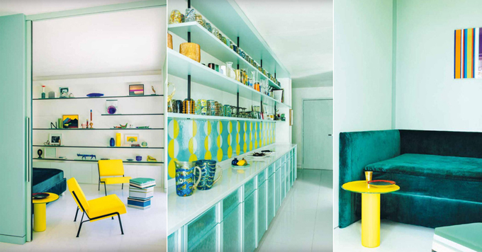 fiorucci italy summer house interior design color mint green