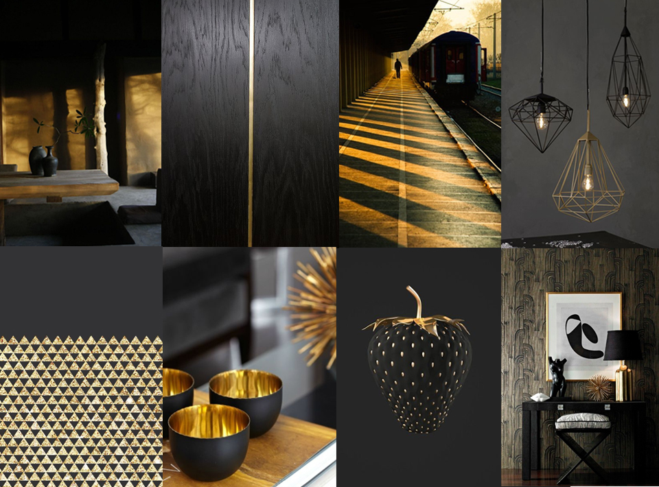 goud zwart trends interior gold