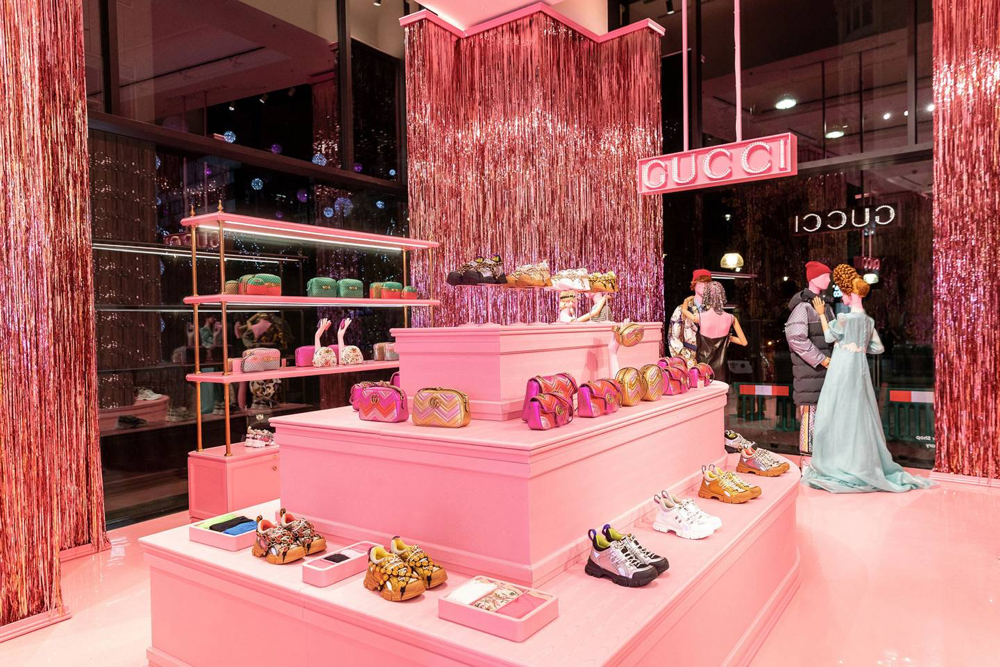 gucci popup store