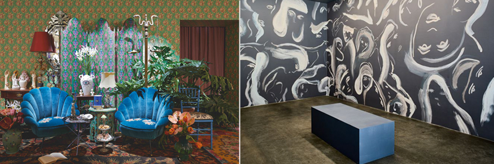 gucci popup faye toogood wallpaper prints milandesignweek