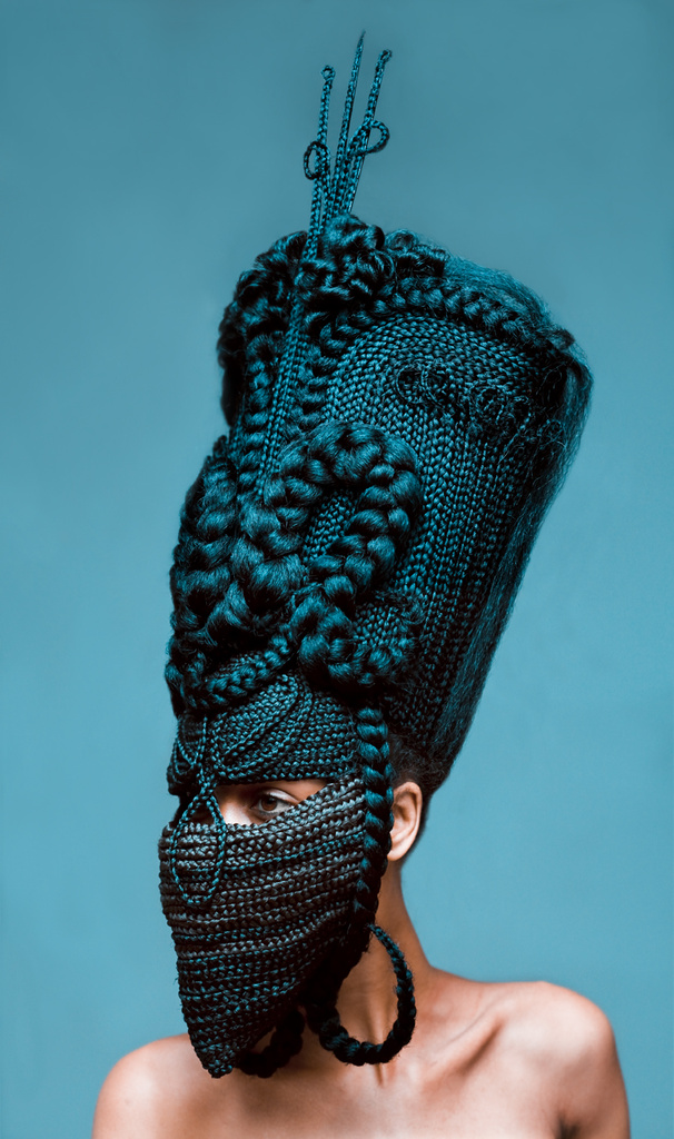 hair sculpture art joanne petit frere
