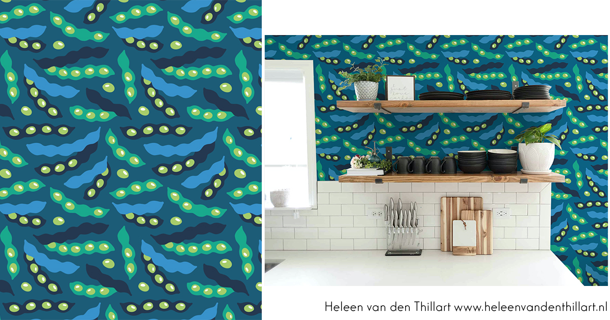 heleen van den thillart behangontwerp mockup