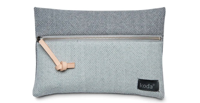 horizon etui grijs  - duurzame pouch, made in Holland