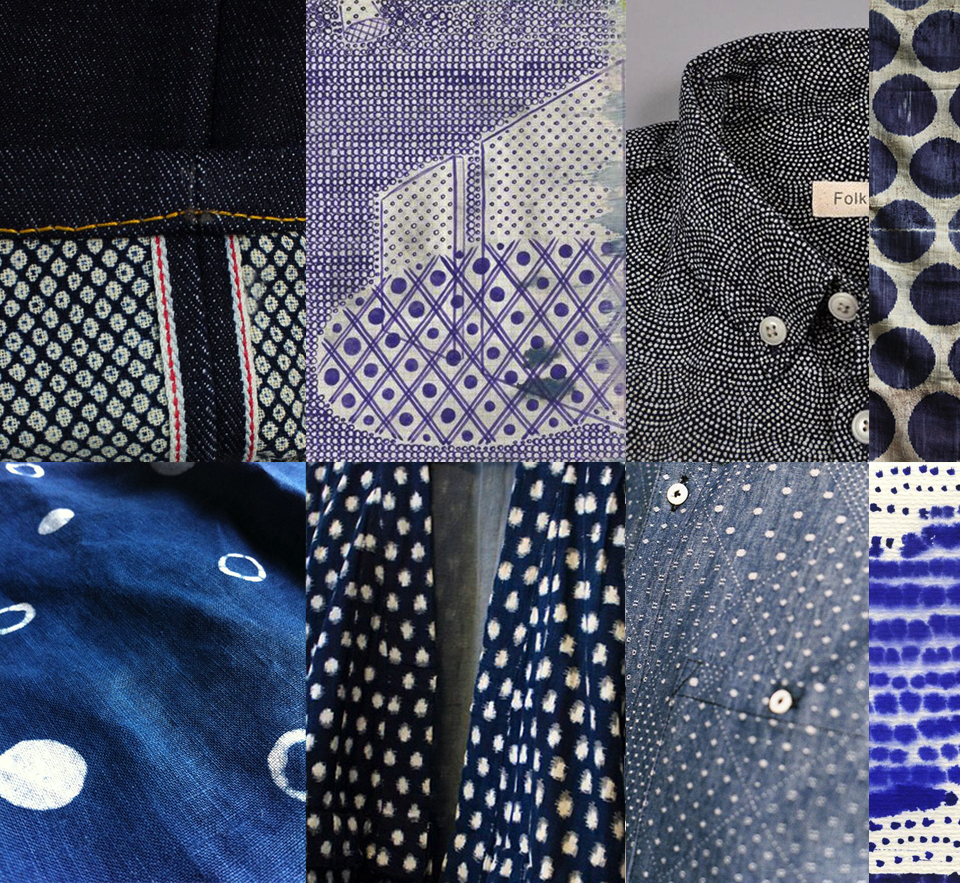 imperfect dots fashion denim japan