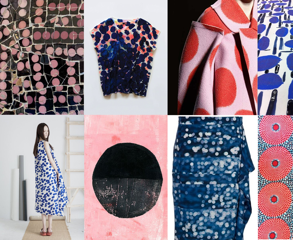 imperfect dots fashion rood zwart