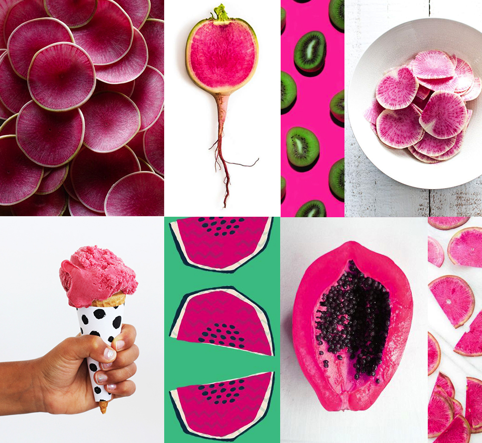 imperfect dots food pattern design