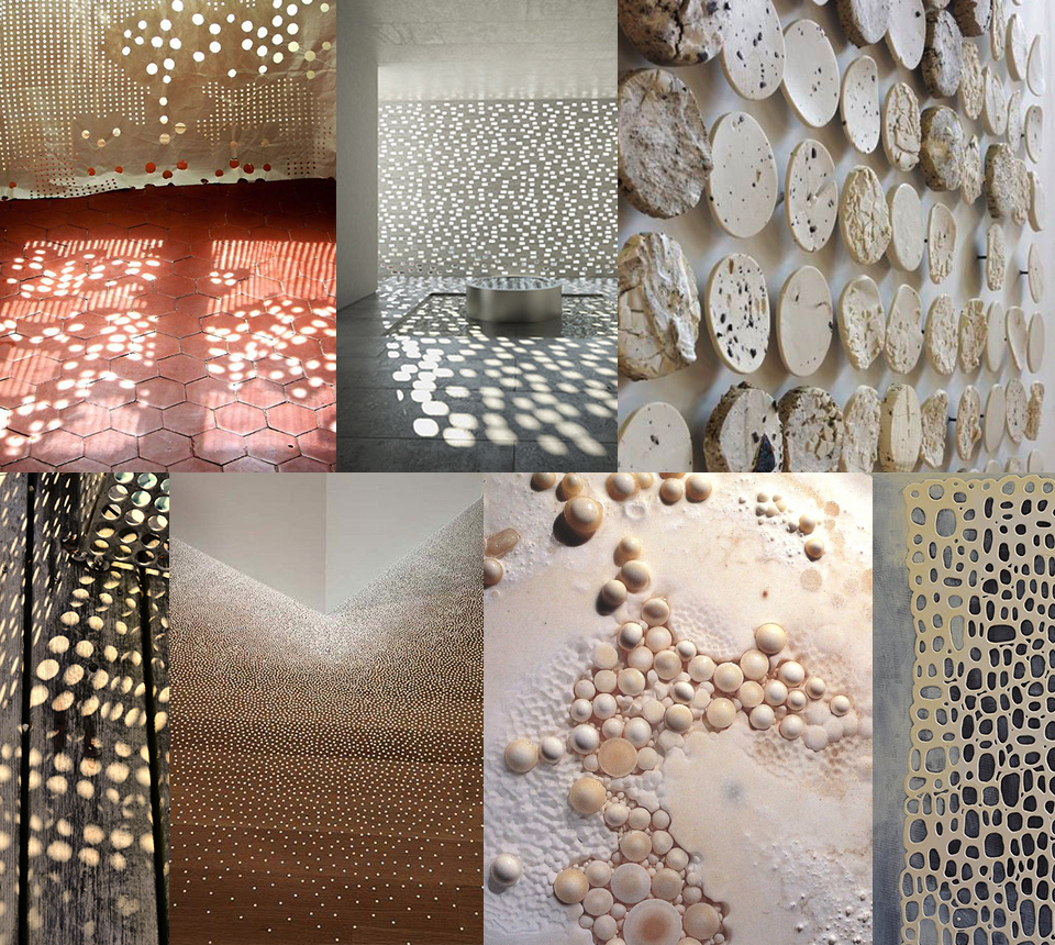 imperfect dots interior design surface pattern