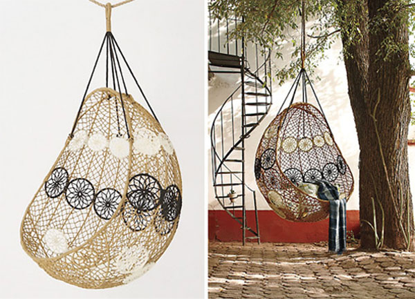 knotted hanging chair melati