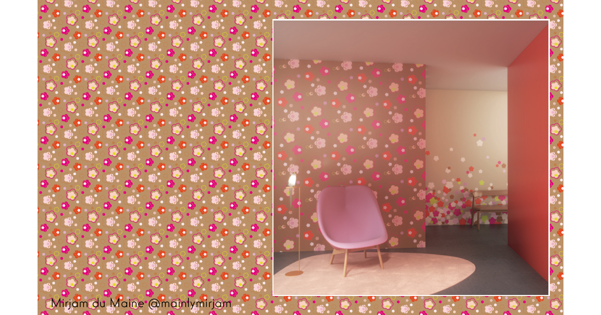 mirjam du maine behangontwerp mockup