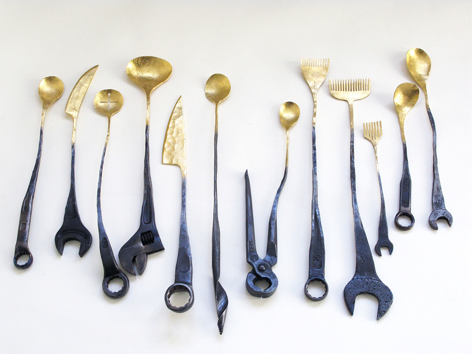 nils hint cutlery blacksmith gold