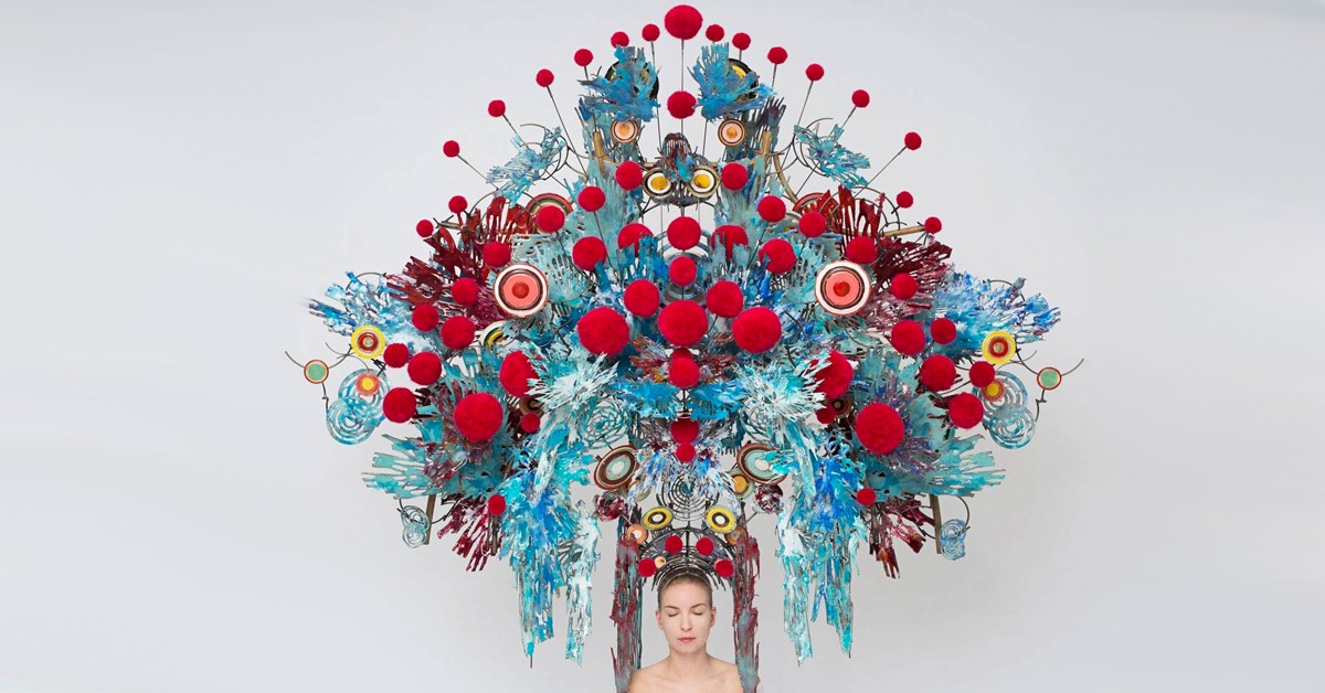 l textielmuseum textielkunst rafelranden hoofdtooi