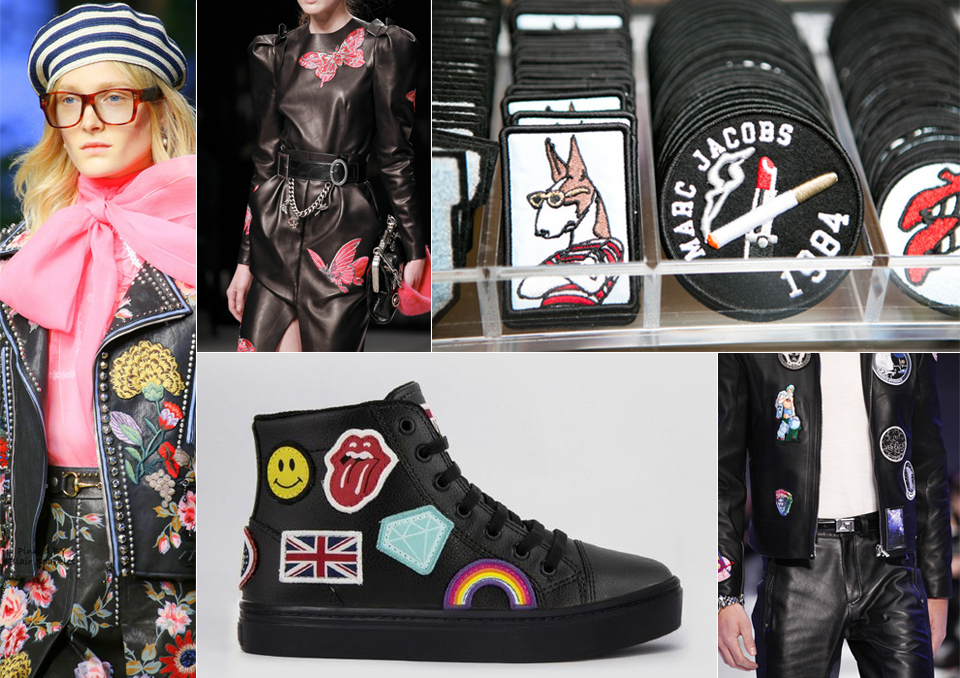 patches leather trends fashion aw16 aw17