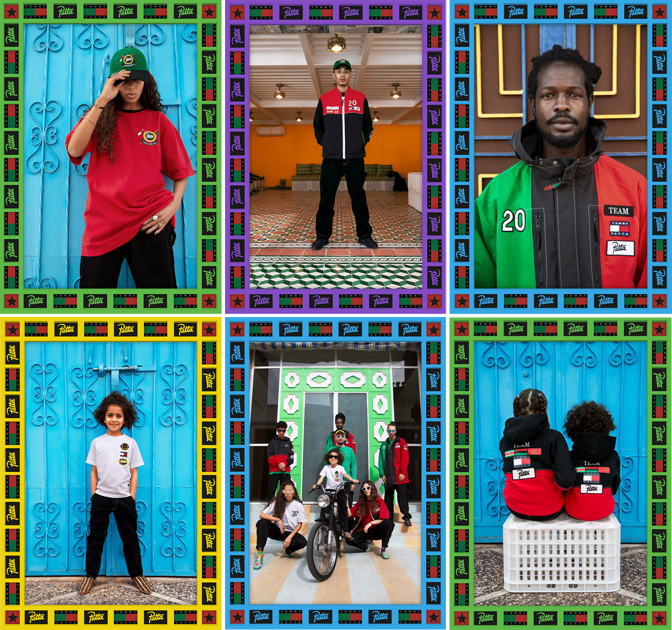 patta x tommy collage