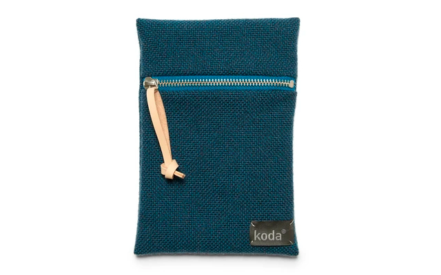 pennentasje pruisisch blauw textiel - duurzaam gemaakt in Nederland