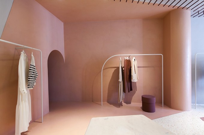 pink arches studio pepe retaildesign