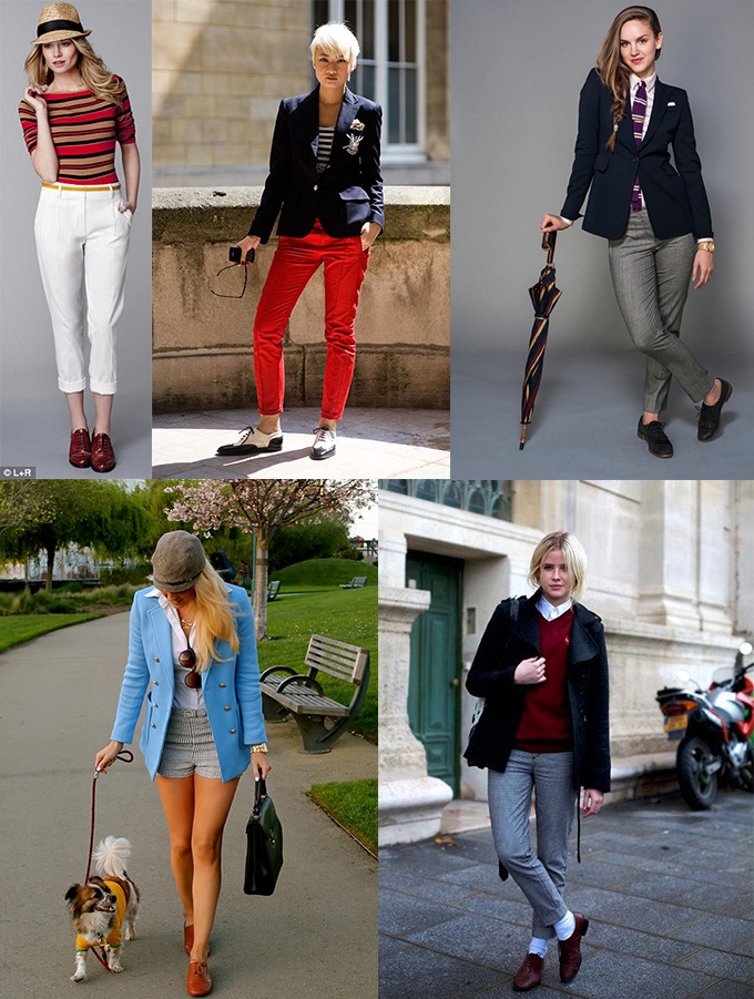 preppy dressed brogues