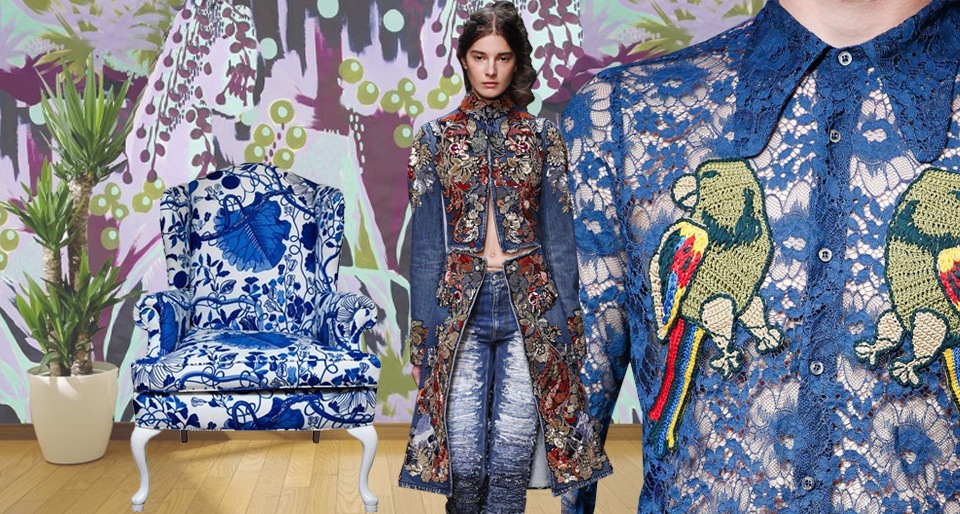 prints dessins SS16 trends fashion interieur jungle nature 