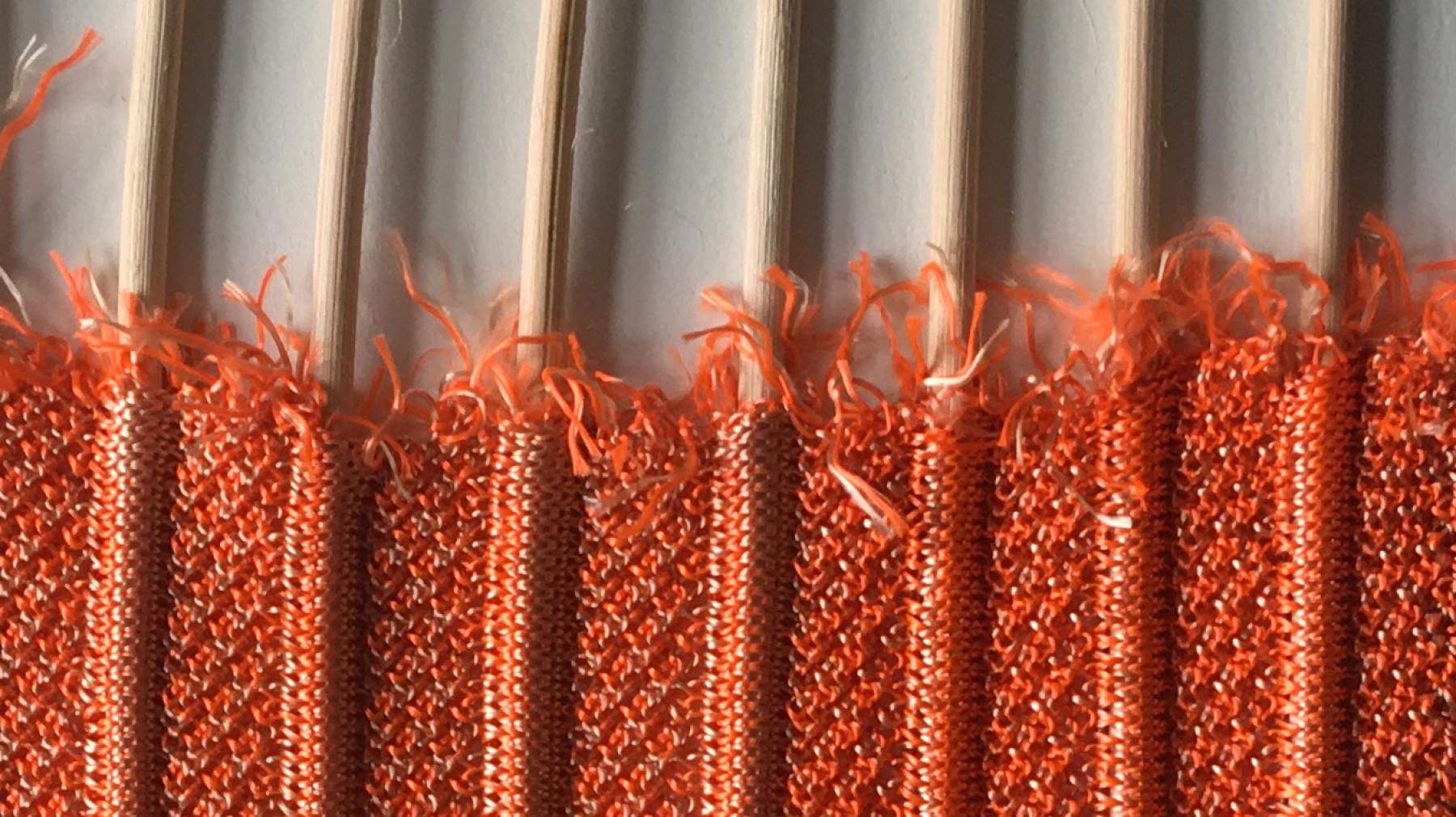 rattan pet or orange or red - Marieke van Heck Dutch Design Week