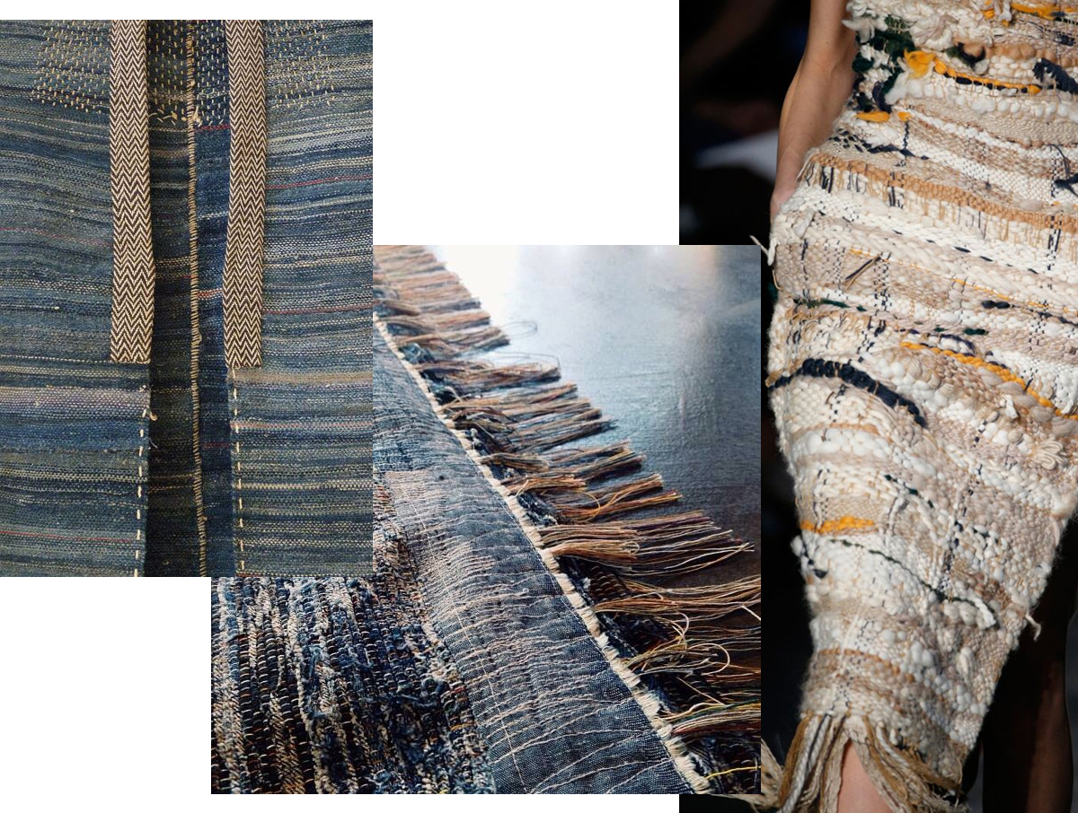 sakiori weaving japan crafts interior fashion